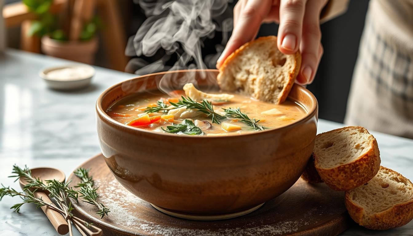 Quick weeknight dinner prepared in a home kitchen